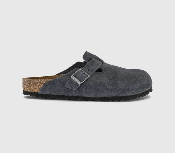 Mens BIRKENSTOCK Boston Clogs Charcoal UK Size 8 EU42