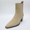 Womens OFFICE Aries Western Chelsea Ankle Boots Beige Suede UK Size 4