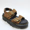 Womens Dr. Martens Zebzag Sandals Brown Tumbled Nubuck UK Size 4