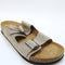 Mens OFFICE Sidney Double Buckle Footbed Taupe Suede UK Size 9