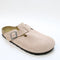 Womens BIRKENSTOCK Boston Clogs Pink Clay Suede UK Size 5.5 EU39