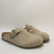Mens BIRKENSTOCK Boston Clogs Faded Khaki Suede UK Size 9.5 EU44