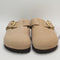 Womens BIRKENSTOCK Boston Big Buckle Clogs Sandcastle UK Size 4.5 EU37