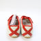 adidas Tokyo Mary Jane Trainers Cream White Red Gold Metallic UK Size 4