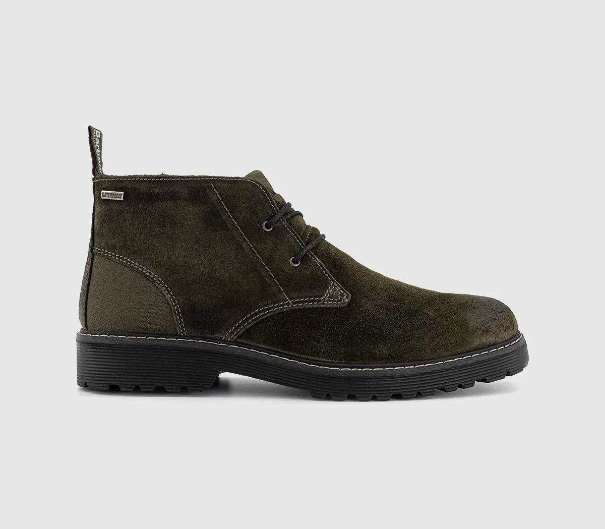 Mens Barbour Maxwell Chukka Boots Oiled Brown Suede UK Size 8