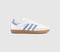adidas Samba Og Trainers White Alumina Ash Blue UK Size 5