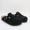 Womens BIRKENSTOCK Boston Clogs Black Suede UK Size 5.5 EU39