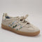 adidas Gazelle Indoor Trainers Liberty Cream White Gold Metallic Tactile Blue UK Size 5