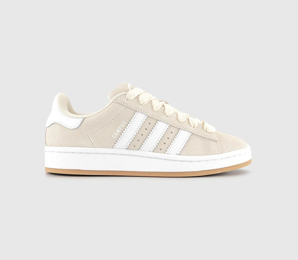 adidas Campus 00's Trainers Wonder White White Gum UK Size 7.5