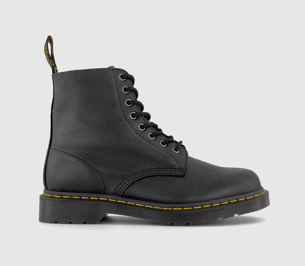 Mens Dr. Martens Dm 8 Eye Soft Leather Lace Boot Black Ambassador