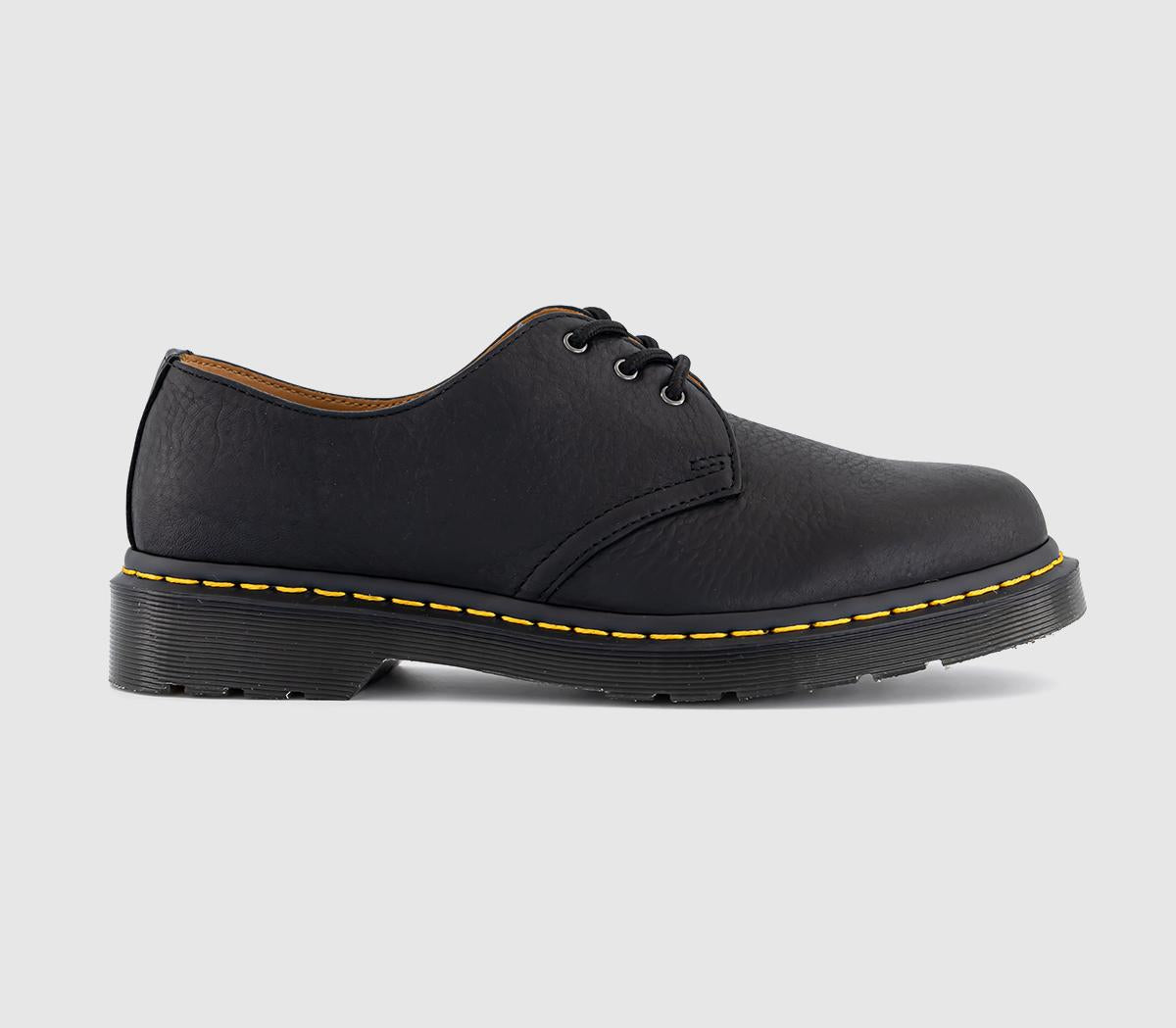 Mens Dr. Martens Dm 3 Eye Lace Shoe Black Ambassador