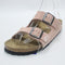 Womens BIRKENSTOCK Arizona Two Strap Sandals Pink Clay Suede UK Size 5.5 EU39