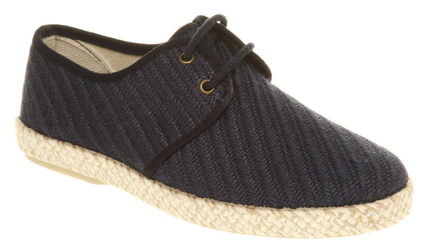 Mens Office Tokyo Espadrille Navy Textile