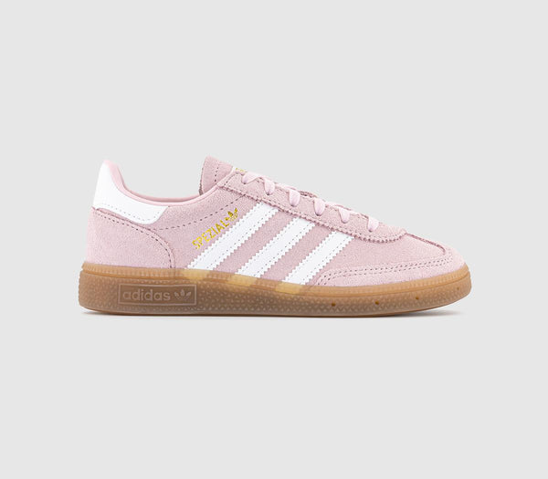 Kids adidas Handball Spezial Youth Trainers Clear Pink White UK Size 10 youth