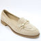 Womens OFFICE Fountain Snaffle Trim Loafers Beige UK Size 7