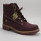 Womens Timberland Lyonsdale Boots Burgundy Nubuck UK Size 6