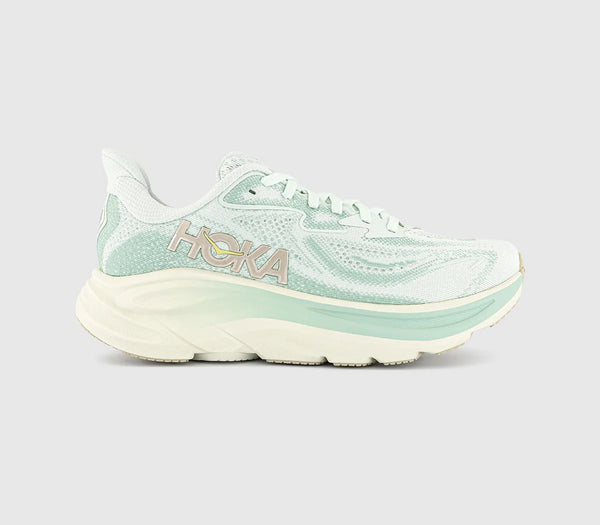 HOKA Clifton 10 Trainers Sea Glass Jadeite F UK Size 4.5