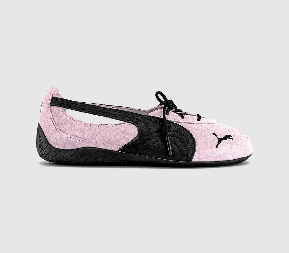 PUMA Ballet Nova Pumps Powder Pink Black UK Size 6.5