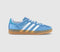 adidas Gazelle Indoor Trainers Bliss Blue White Metallic UK Size 6