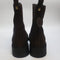 Womens OFFICE Atticus Front Zip Chunky Boots Brown Suede UK Size 5