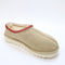 Womens UGG Tasman II Slippers Sand Dark Cherry UK Size 4