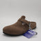 Womens BIRKENSTOCK Boston Soft Footbed Clogs Dark Tea Tfb UK Size 5 EU38
