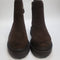 Womens OFFICE Archie Chunky Chelsea Ankle Boots Brown Suede UK Size 5