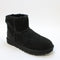 Womens UGG Classic Mini II Boots Black Suede UK Size 3