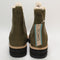 Womens TOMS Bennet Chelsea Faux Fur Lined Boots Olive UK Size 5