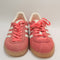 Adidas Munchen Trainers Semi Flash Red Off White Gum UK Size 6