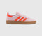 adidas Handball Spezial Trainers Clear Pink Solar Orange Gum UK Size 5