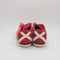 adidas Italia 70s Trainers Red Cream White Silver Metallic UK Size 6