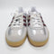 adidas Gazelle Indoor Trainers Silver Metallic Shadow Red Gum UK Size 6