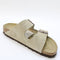 Womens BIRKENSTOCK Arizona Two Strap Sandals Suede Taupe UK Size 4.5 EU37