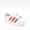 Kids adidas Superstar Led Lights Infant Trainers Black Bright Red White UK Size 8infant