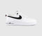 Nike Air Force 1 07 Trainers White Black Bright Crimson UK Size 9