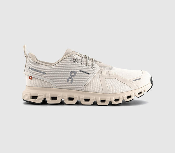 ON Cloud 6 Waterproof Trainers Pearl Cream F UK Size 5
