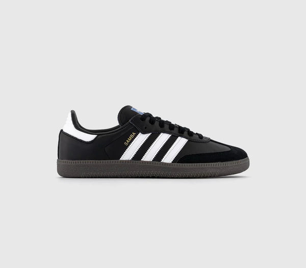 adidas Samba Og Black White Gum Trainers UK Size 7.5