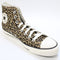 Converse All Star Hi Trainers Leopard Egret UK Size 8.5