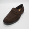 Womens OFFICE Forerro Square Toe Penny Loafers Brown Suede UK Size 5