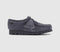 Womens Clarks Originals Wallabee Gortex Shoes Purple Grey UK Size 5