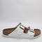 Mens BIRKENSTOCK Arizona Two Strap Sandals White Birko UK Size 9.5 EU44