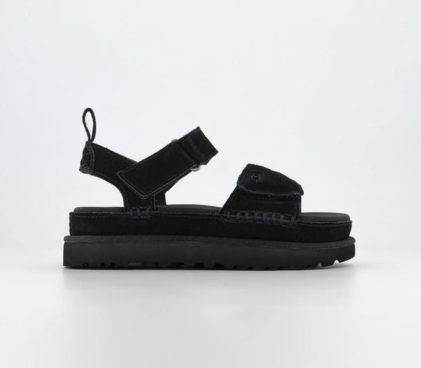 Womens UGG Goldenstar Sandals Black UK Size 5