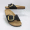 Womens BIRKENSTOCK Madrid Big Buckle Sandals Black Nubuck UK Size 7.5 EU41
