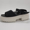 Womens Converse All Star Lugged Heel Sandals Black Black Egret UK Size 6.5