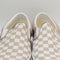 Vans Classic Slip On Trainers Checkerboard Mushroom UK Size 7