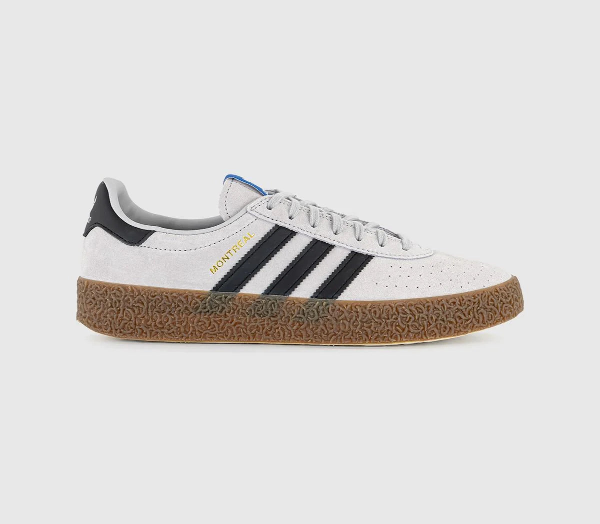 adidas Montreal RM Trainers Grey Black Gum UK Size 9
