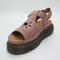 Womens Dr. Martens Dunnet Flower Sandals Dusty Rose Milled Nubuck UK Size 4