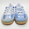 adidas Gazelle Indoor Trainers Bliss Blue White Metallic UK Size 5