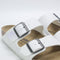 Womens BIRKENSTOCK Arizona Two Strap Sandals White Birko UK Size 5.5 EU39
